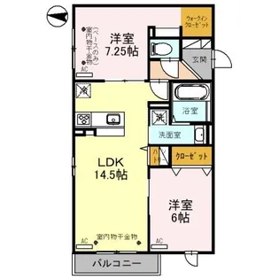 ブルームシュフル【3階】の間取り
