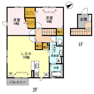 パストラル【2階】の間取り