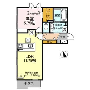 ヴィオラ【1階】の間取り