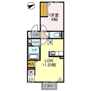 ウィルモア I【2階】の間取り