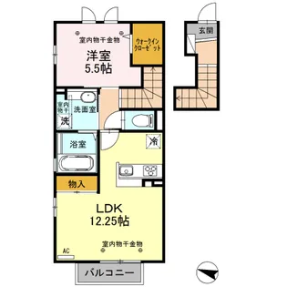 ピーチウィット【2階】の間取り