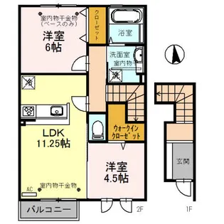 グラン・ニコラ【2階】の間取り