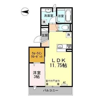 OTT’s K2(オッツケーツー)【2階】の間取り