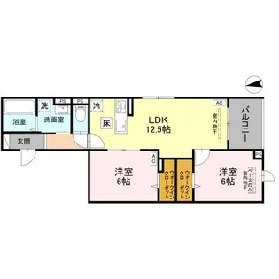 CREST HILS(クレストヒルズ)【1階】の間取り