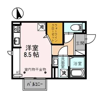 エトワールウィット【2階】の間取り