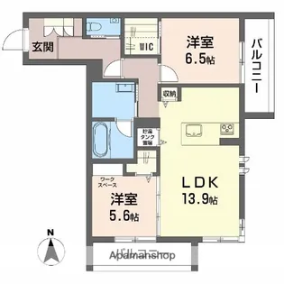リノア泉が丘【2階】の間取り