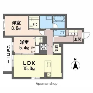 リノア泉が丘【2階】の間取り