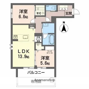 リノア泉が丘【1階】の間取り