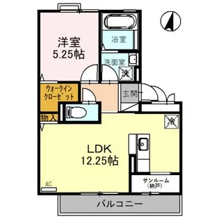 ユニ ステイ壱番館 B【3階】の間取り