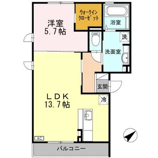 ヴィラ アドリアーナ【3階】の間取り