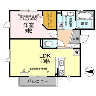 アビターレM【3階】の間取り
