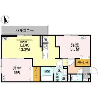 ERBE(エルベ)【1階】の間取り