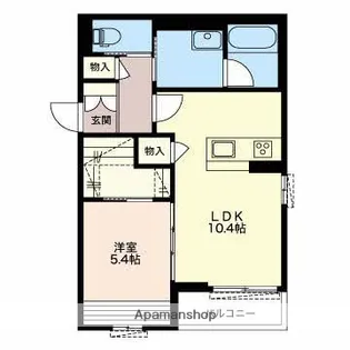 ORAIOS オレオス【3階】の間取り