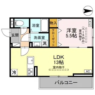 メゾン楓の木【3階】の間取り