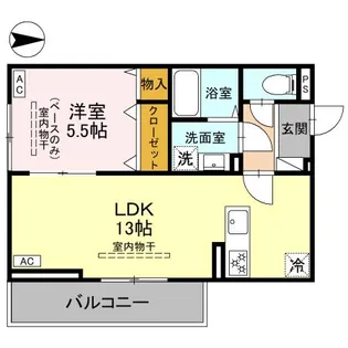 メゾン楓の木【2階】の間取り
