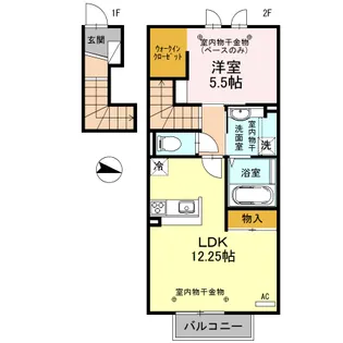 SERAPHINITE(セラフィナイト)【2階】の間取り