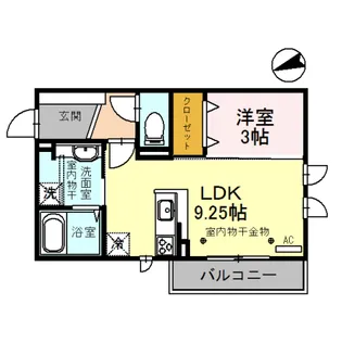 レイト【3階】の間取り