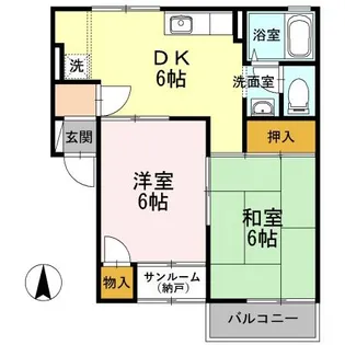 アーバンライフガーデン A棟【1階】の間取り