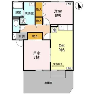 エクセレンテ・リジェール【1階】の間取り