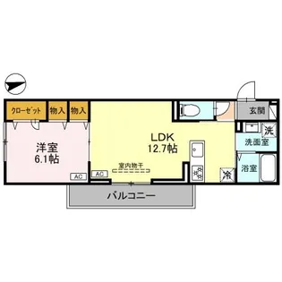 GRACIA I【1階】の間取り