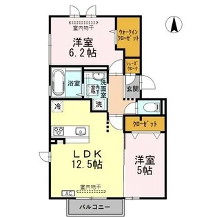 ファミール【1階】の間取り