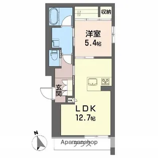 グラン ロフォス (GRAN ROFOSU)【102号室】の間取り