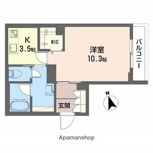 グラン ロフォス (GRAN ROFOSU)【3階】の間取り