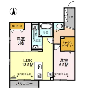 ヴェルドミールII【2階】の間取り