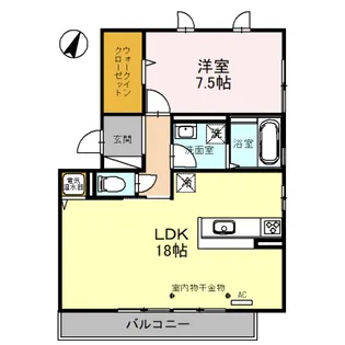 プリムヴェール【3階】の間取り