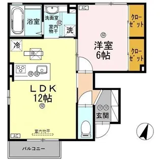 ブライトリー木曳野【1階】の間取り