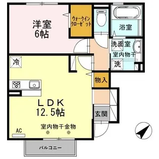 casa bonita(カーサ ボニータ)【1階】の間取り