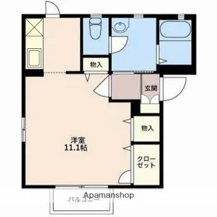 エクセルハイツ横浜Ⅲ【101号室】の間取り