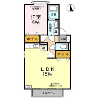 マーヴェラス諸江【2階】の間取り