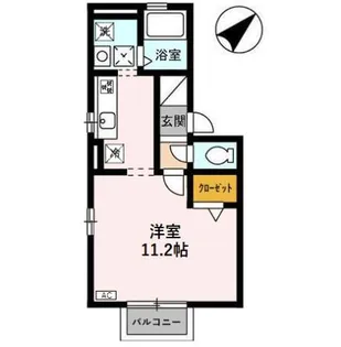 UNDINE(アンディーン)【1階】の間取り