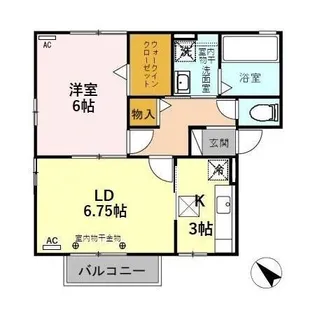 ウィル A【1階】の間取り