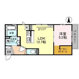 クラベール【3階】の間取り