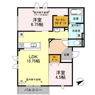 フローラ【2階】の間取り