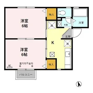 リオン21【1階】の間取り