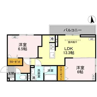 ルミナ【201号室】の間取り