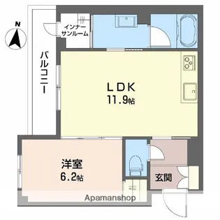シェール・クール【2階】の間取り