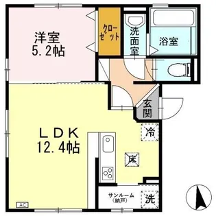 フィリオ【1階】の間取り