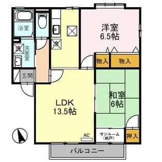 スーリール相木 A【1階】の間取り