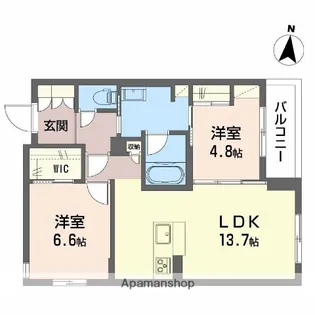 リオ・ブランコ【2階】の間取り