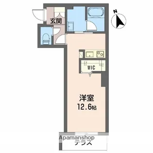 グラディス(GLADIS)【101号室】の間取り