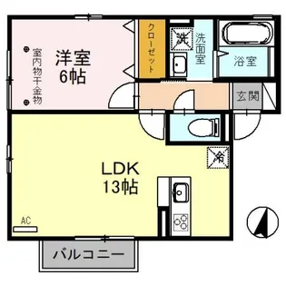 LA・COUR(ラクール)【2階】の間取り
