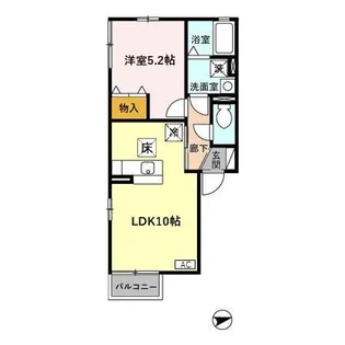 CASA SILVAE【1階】の間取り