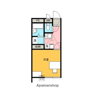 サラ・ジーン【202号室】の間取り