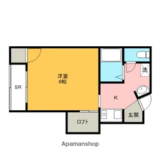 イアンサステージ【1C号室】の間取り