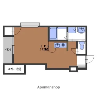 クレセント【103号室】の間取り
