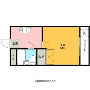 フレンドリィハイツ【205号室】の間取り